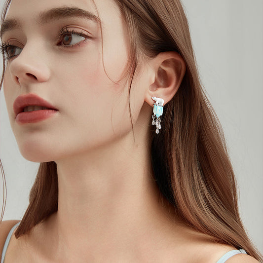 Glacier Polar Bear Earrings