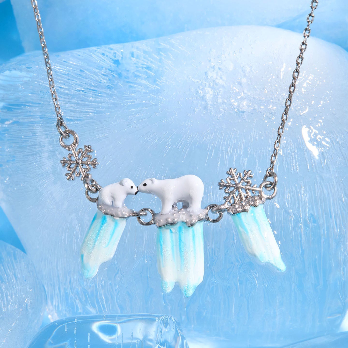 Glacier Polar Bear Necklace