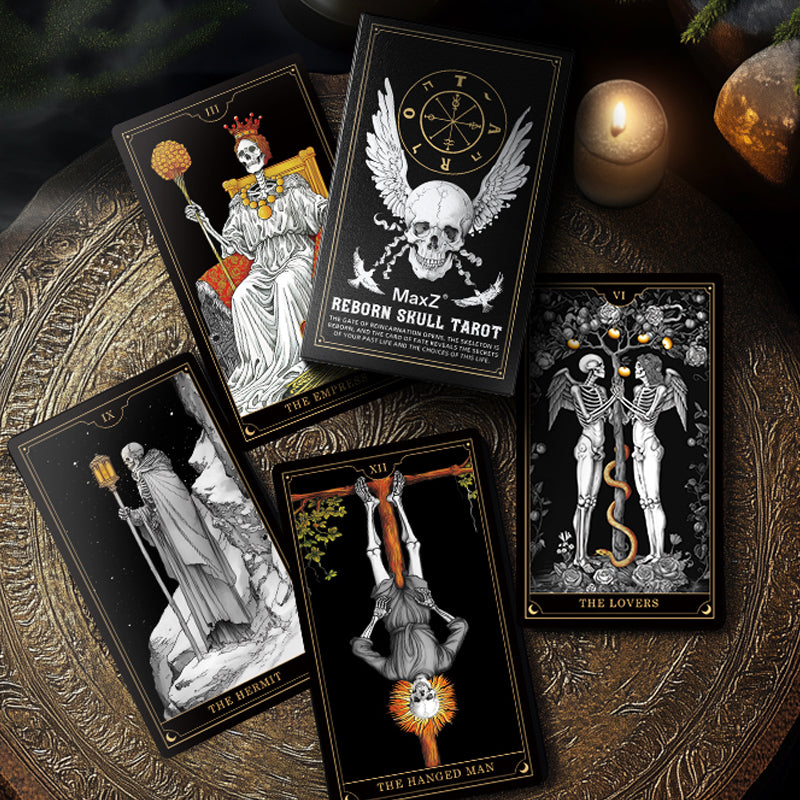 💀🖤Despierta tu espíritu con el Tarot Calavera Renacida ⚰️🔥