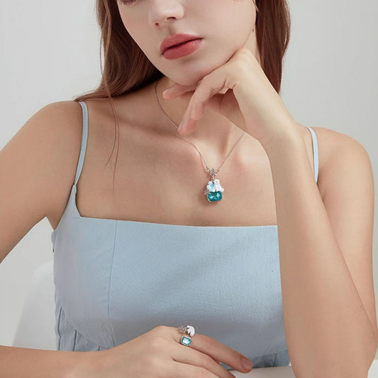 Snowflake Polar Bear Necklace