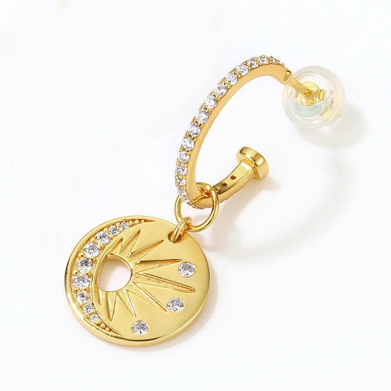 Sun and Star Earrings