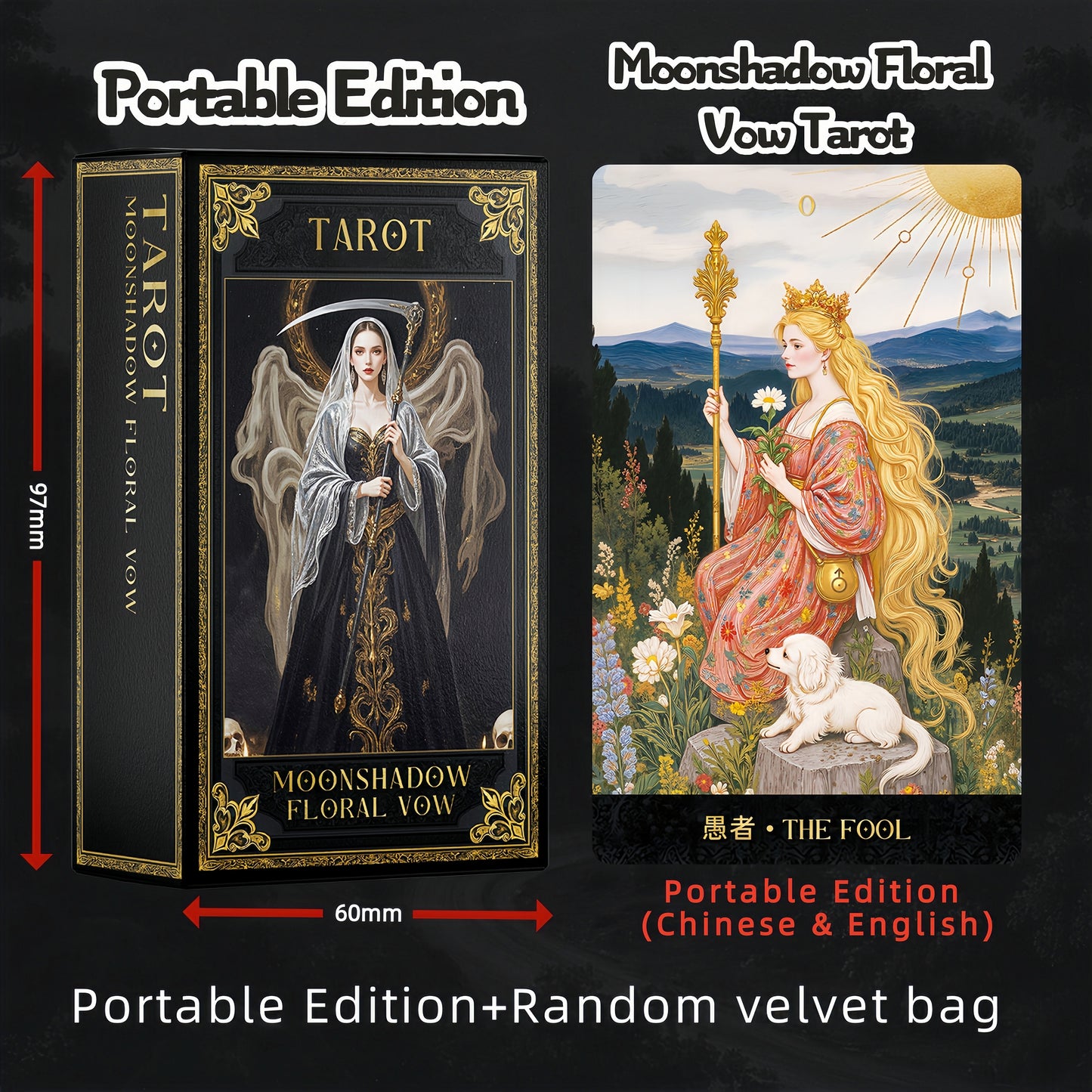Moonshadow Floral Vow Tarot
