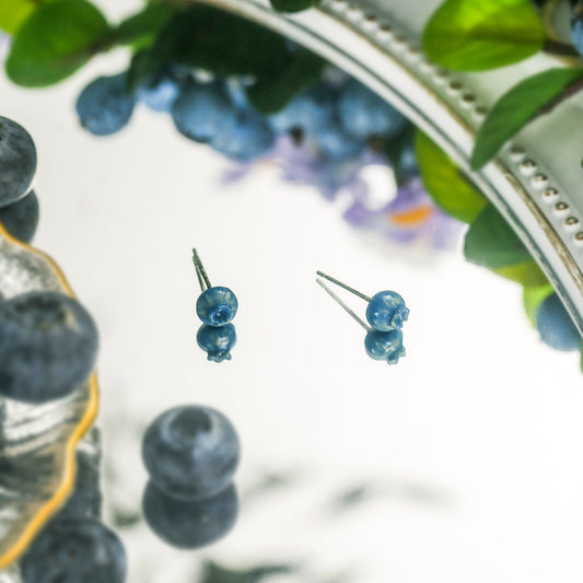 Blueberry Stud Earrings