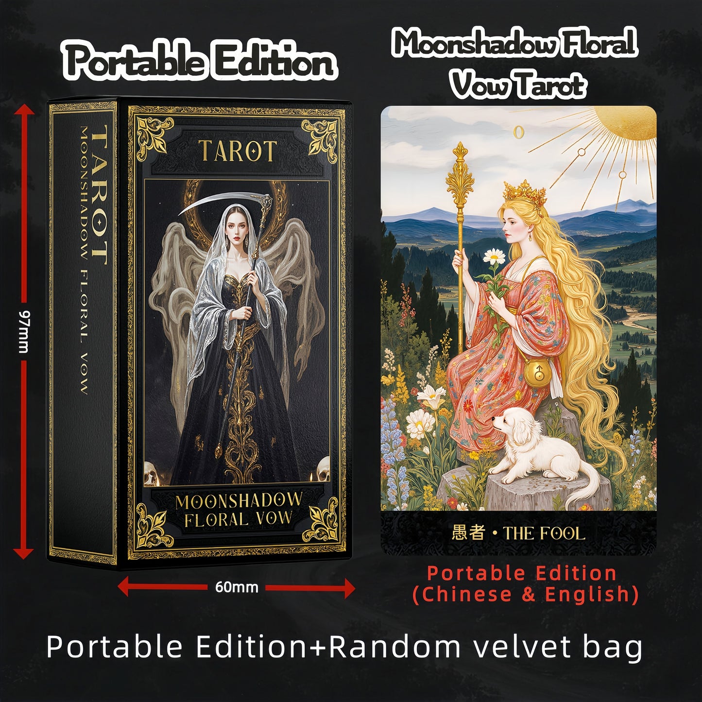 Moonshadow Floral Vow Tarot