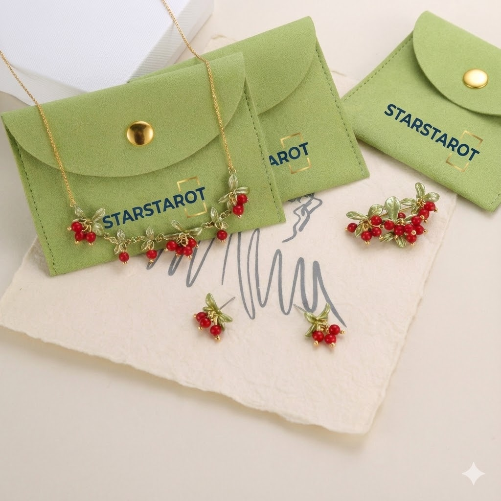 Cranberry Stud Earrings