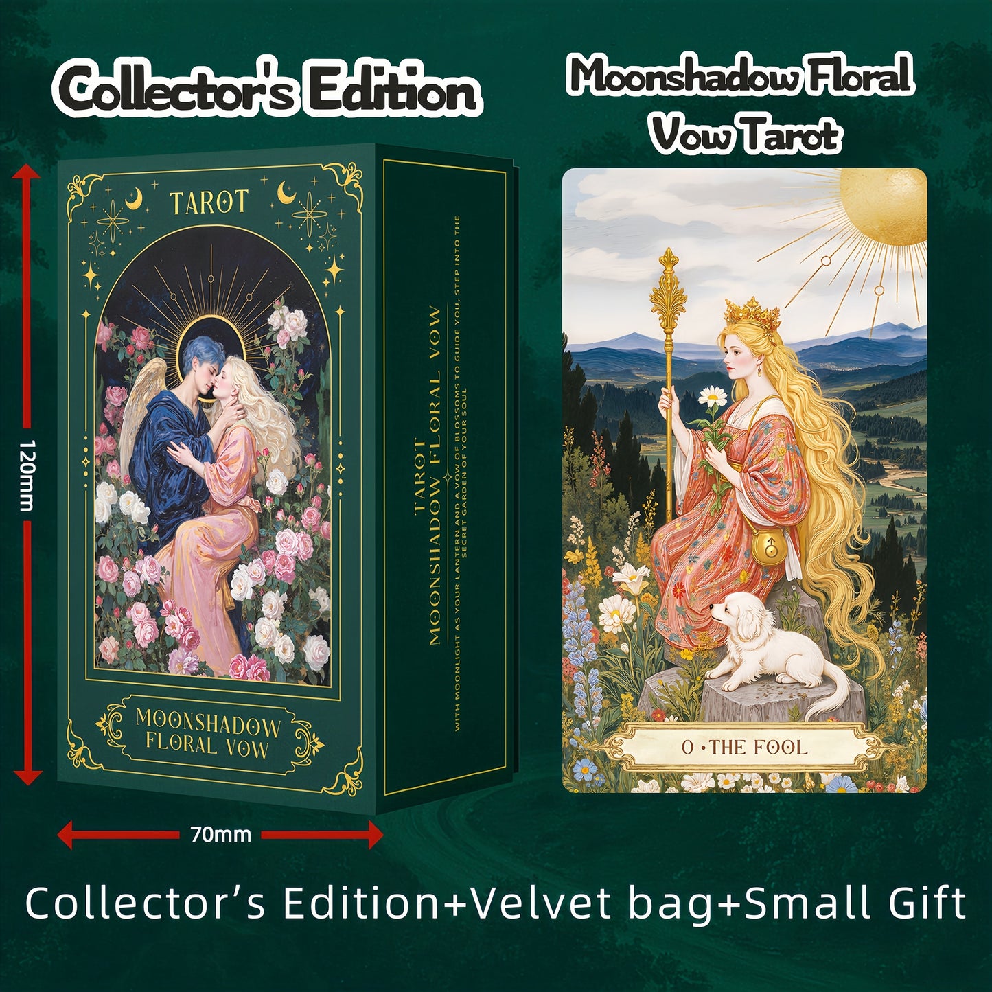Moonshadow Floral Vow Tarot