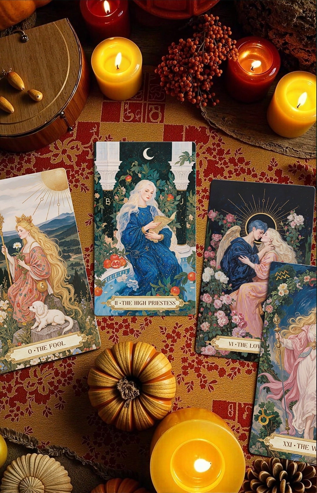 🌿Tarot Voto Floral Moonshadow — Edición Coleccionista🌸