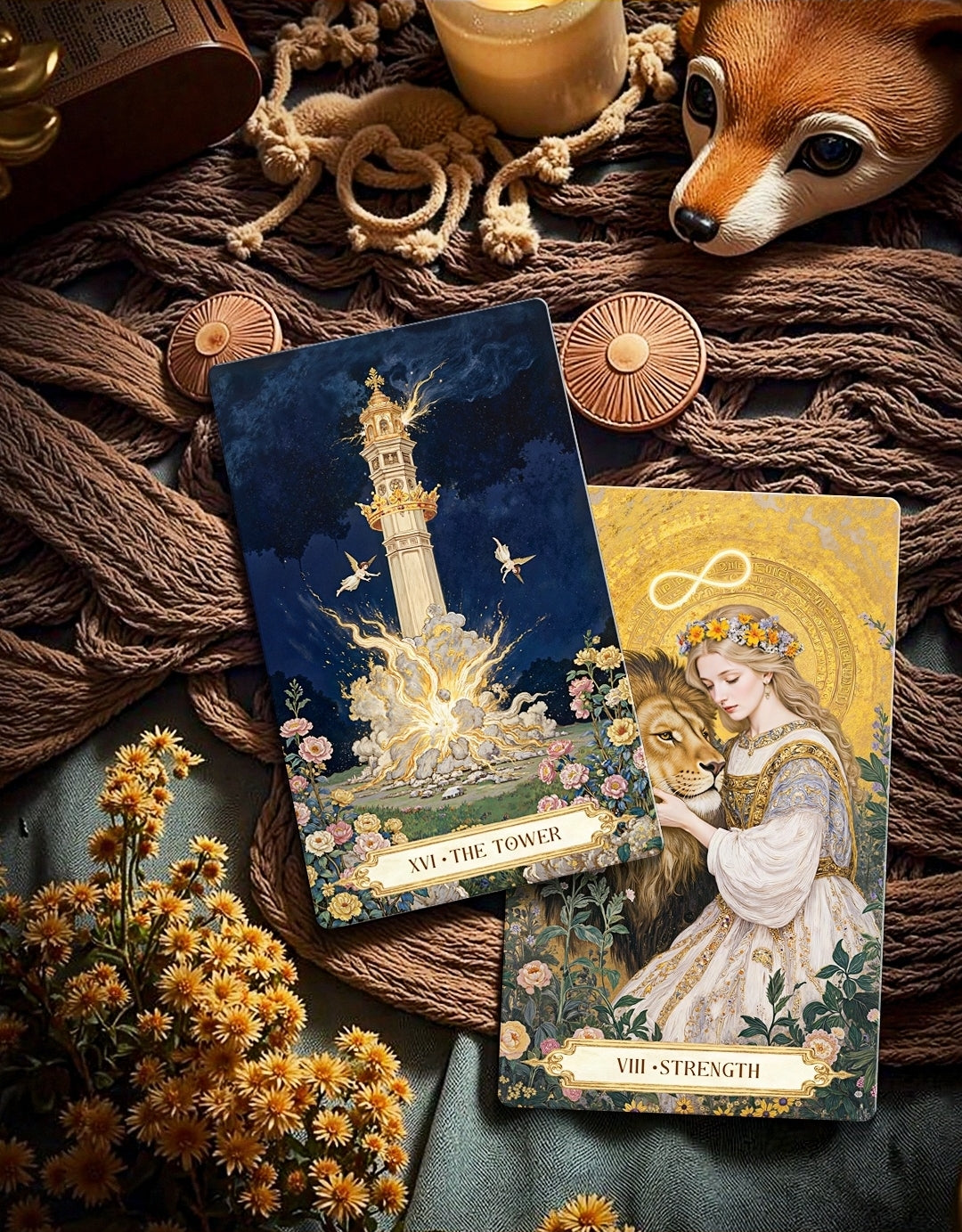 🌿Tarot Voto Floral Moonshadow — Edición Coleccionista🌸