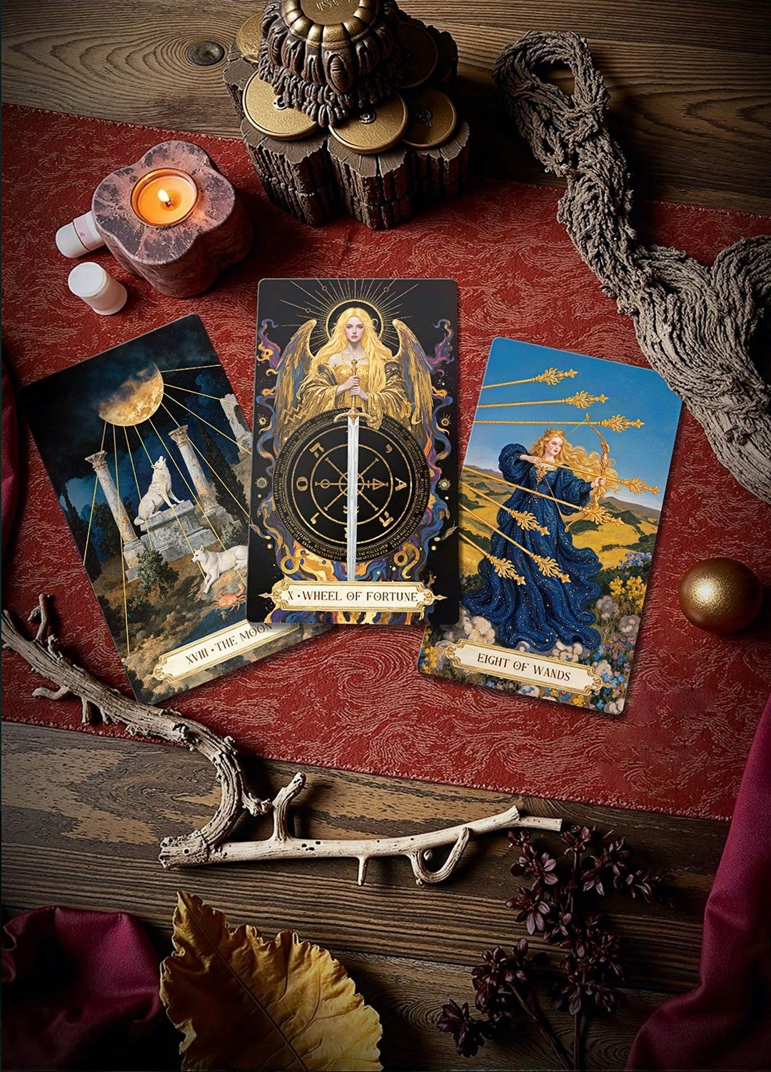 🌿Tarot Voto Floral Moonshadow — Edición Coleccionista🌸
