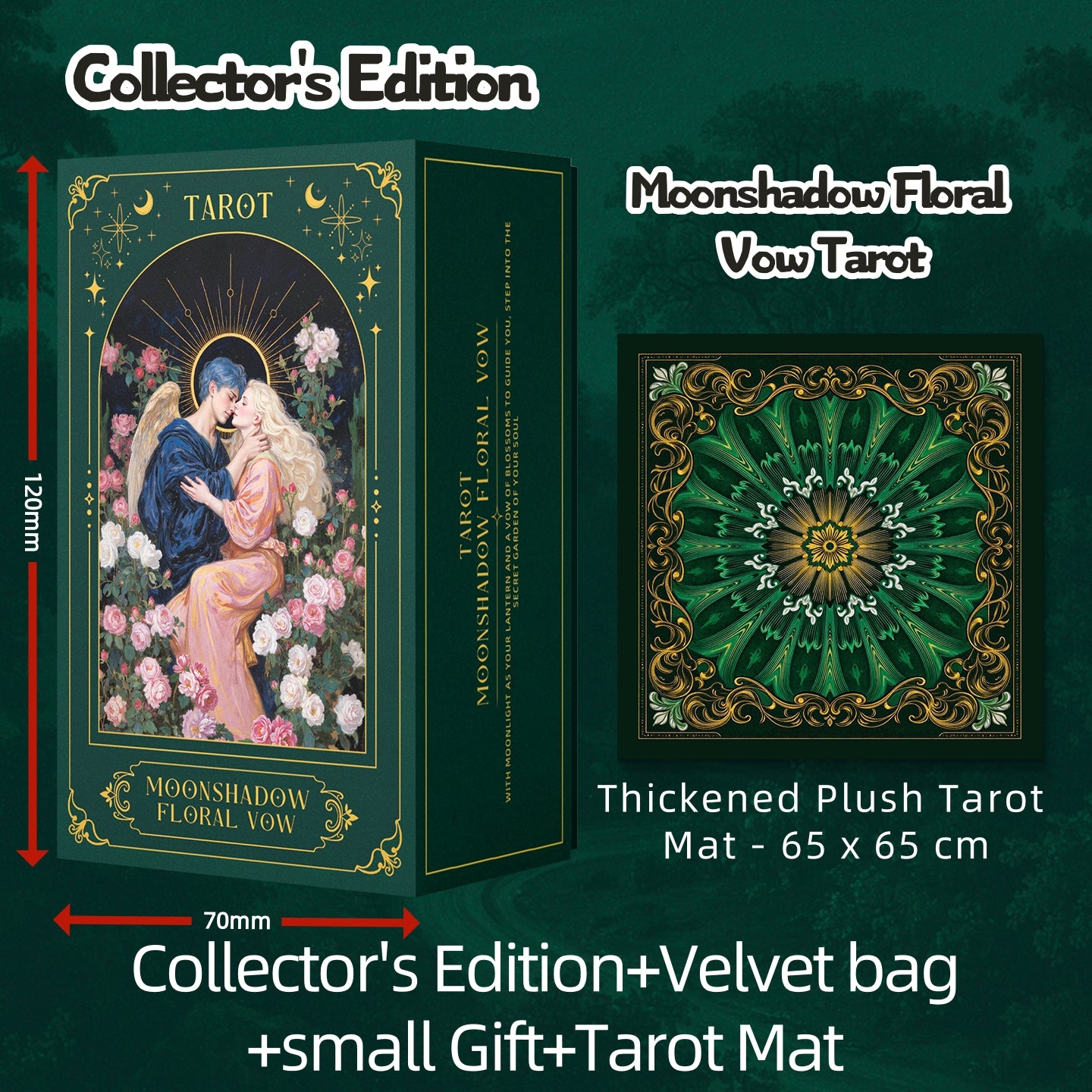 🌿Tarot Voto Floral Moonshadow — Edición Coleccionista🌸