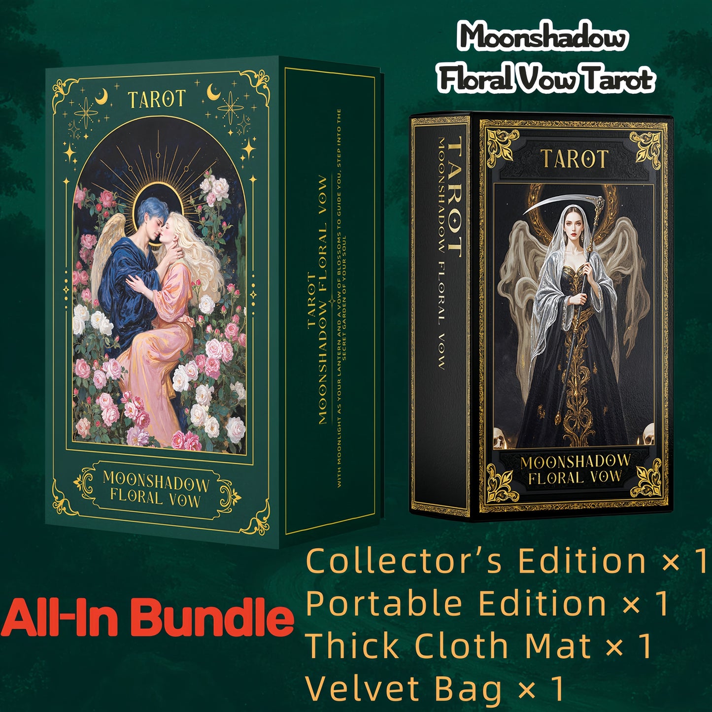 Moonshadow Floral Vow Tarot