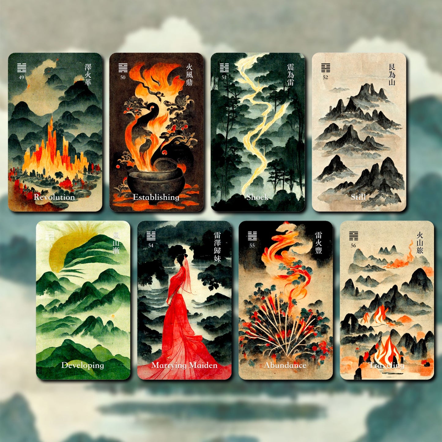 I-Ching Oracle (Change Tarot)