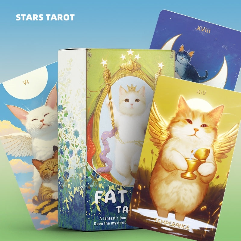🐾✨Descubre la sabiduría felina con el Tarot del Gato Gordo 😻🔑