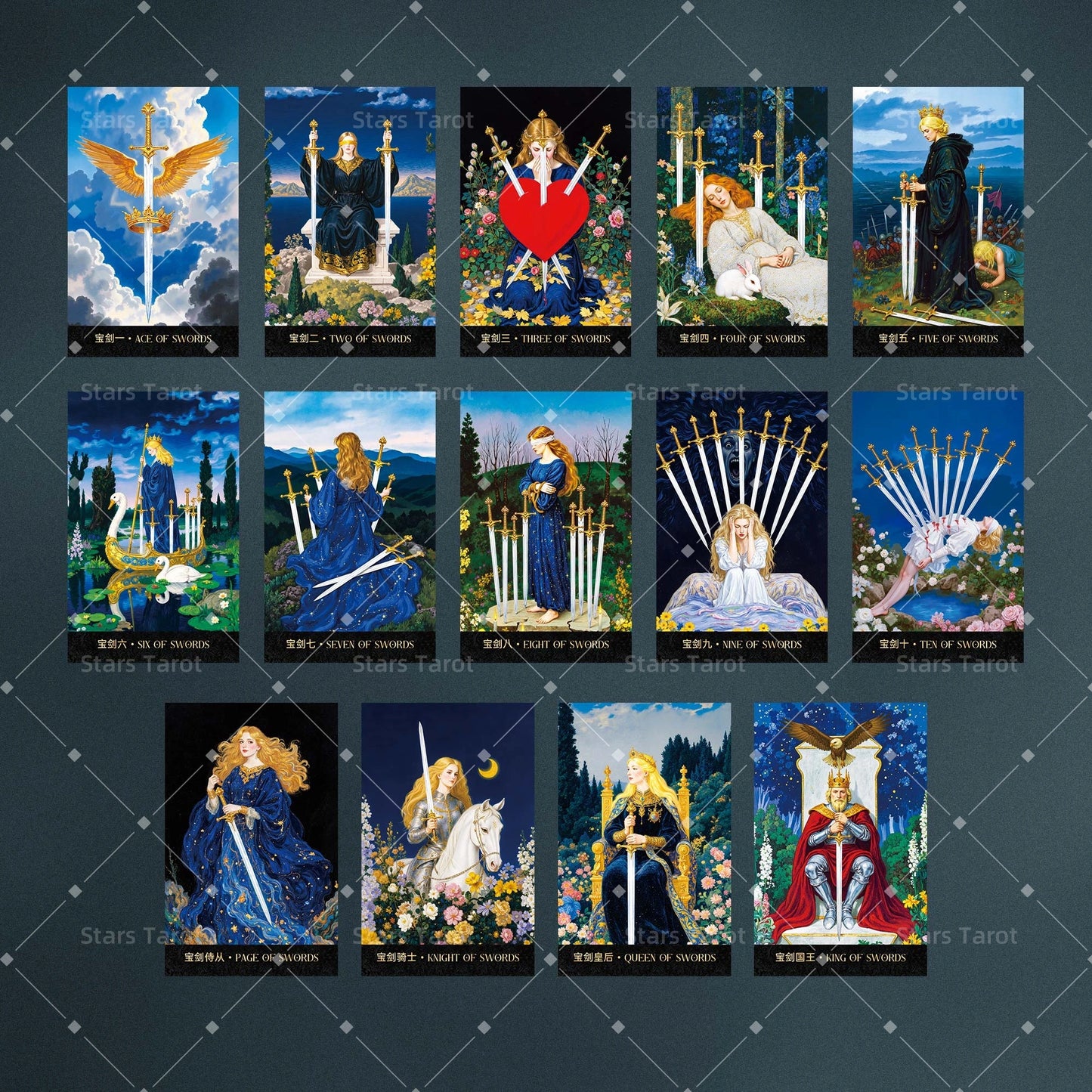 Moonshadow Floral Vow Tarot