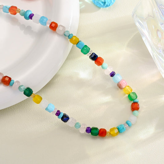 Colorful Seed Bead Necklace