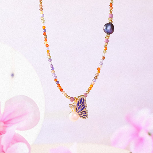 Butterfly Beads Necklace