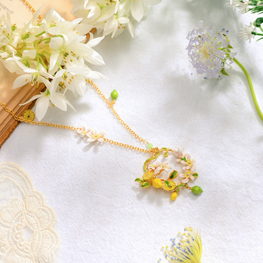 Lemon Garland Necklace