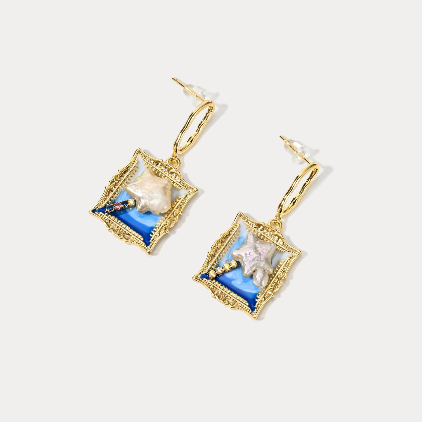 Ocean Portrait Earrings