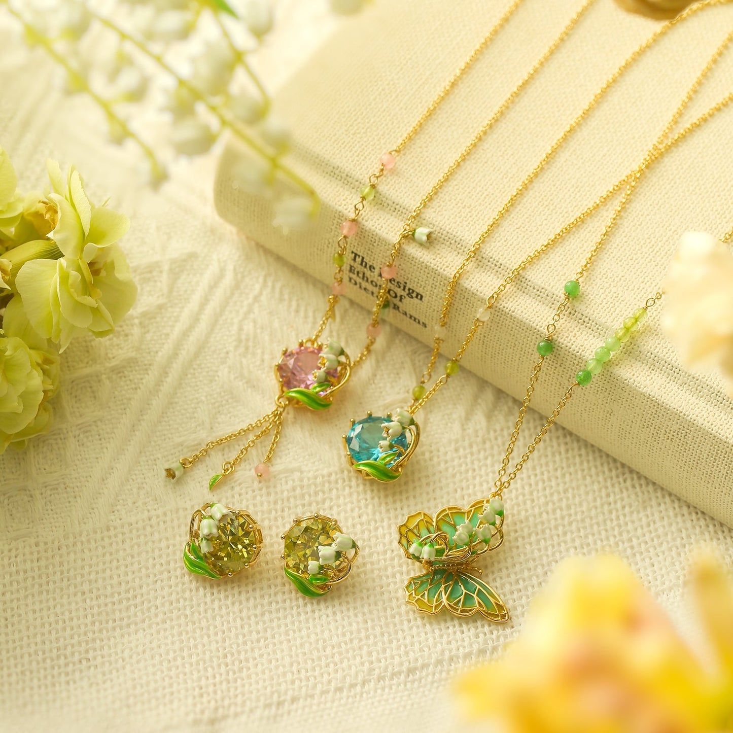 Lily of the Valley Citrine Earrings