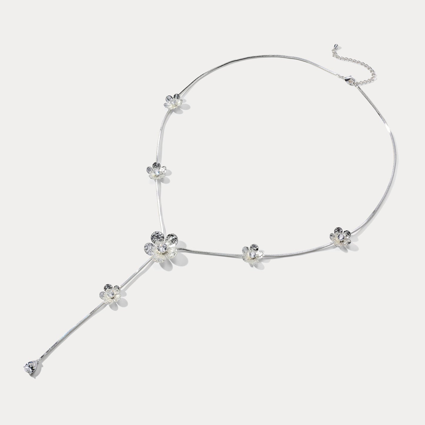 Flowers Dangling Necklace