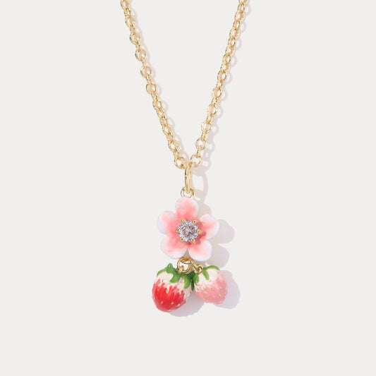 Strawberry Blossom Necklace