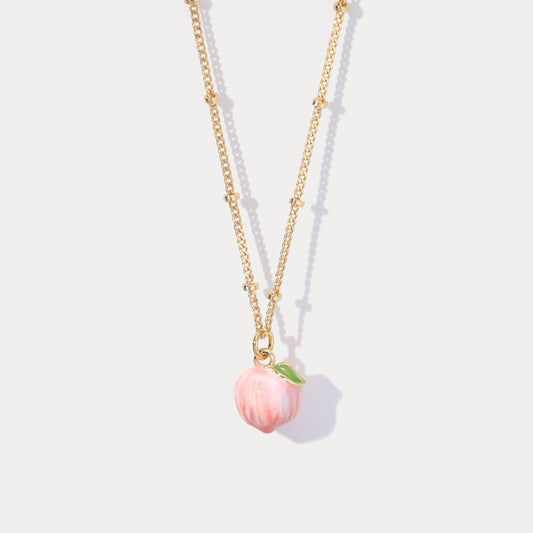 Peach Necklace