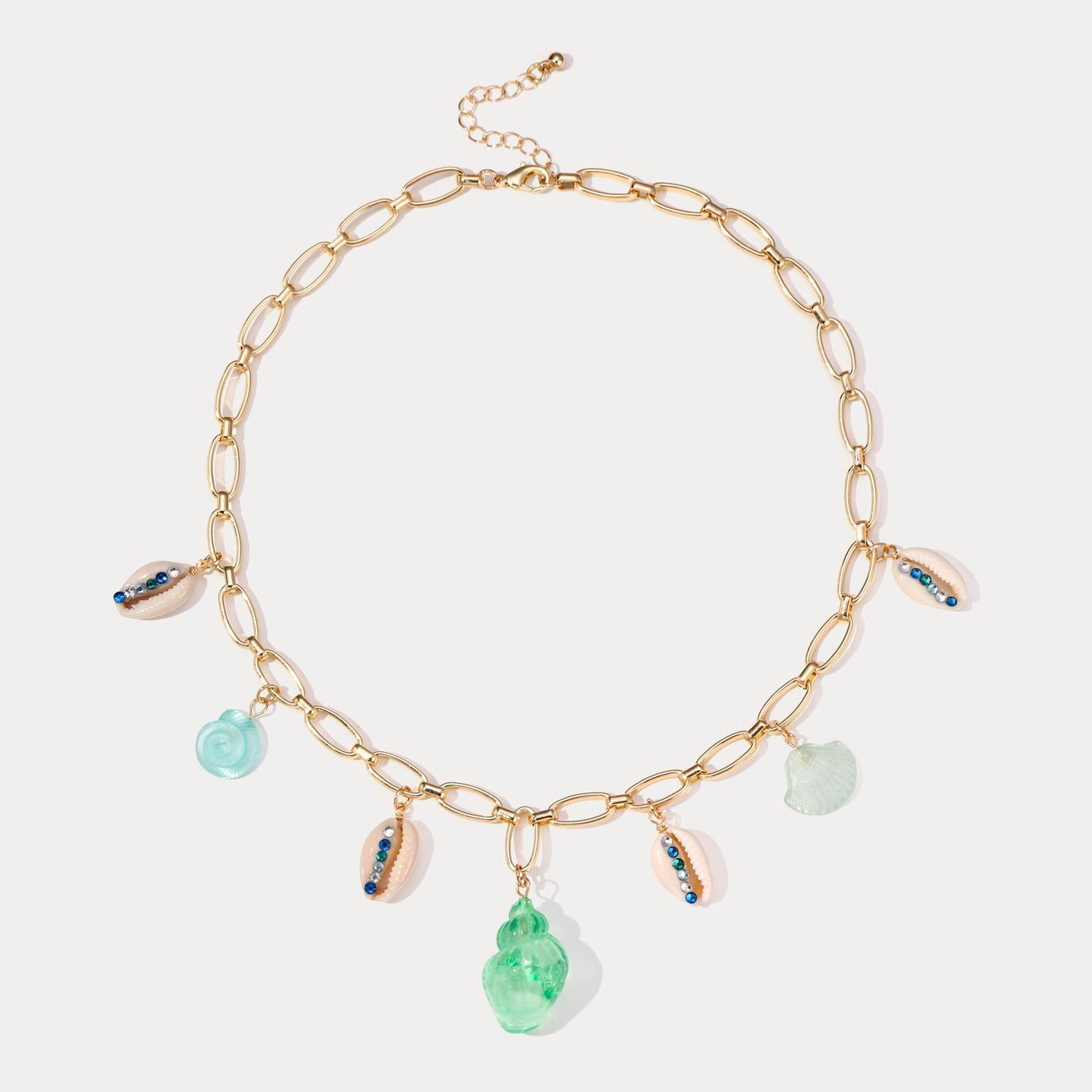 Pastel Sea Shell Necklace