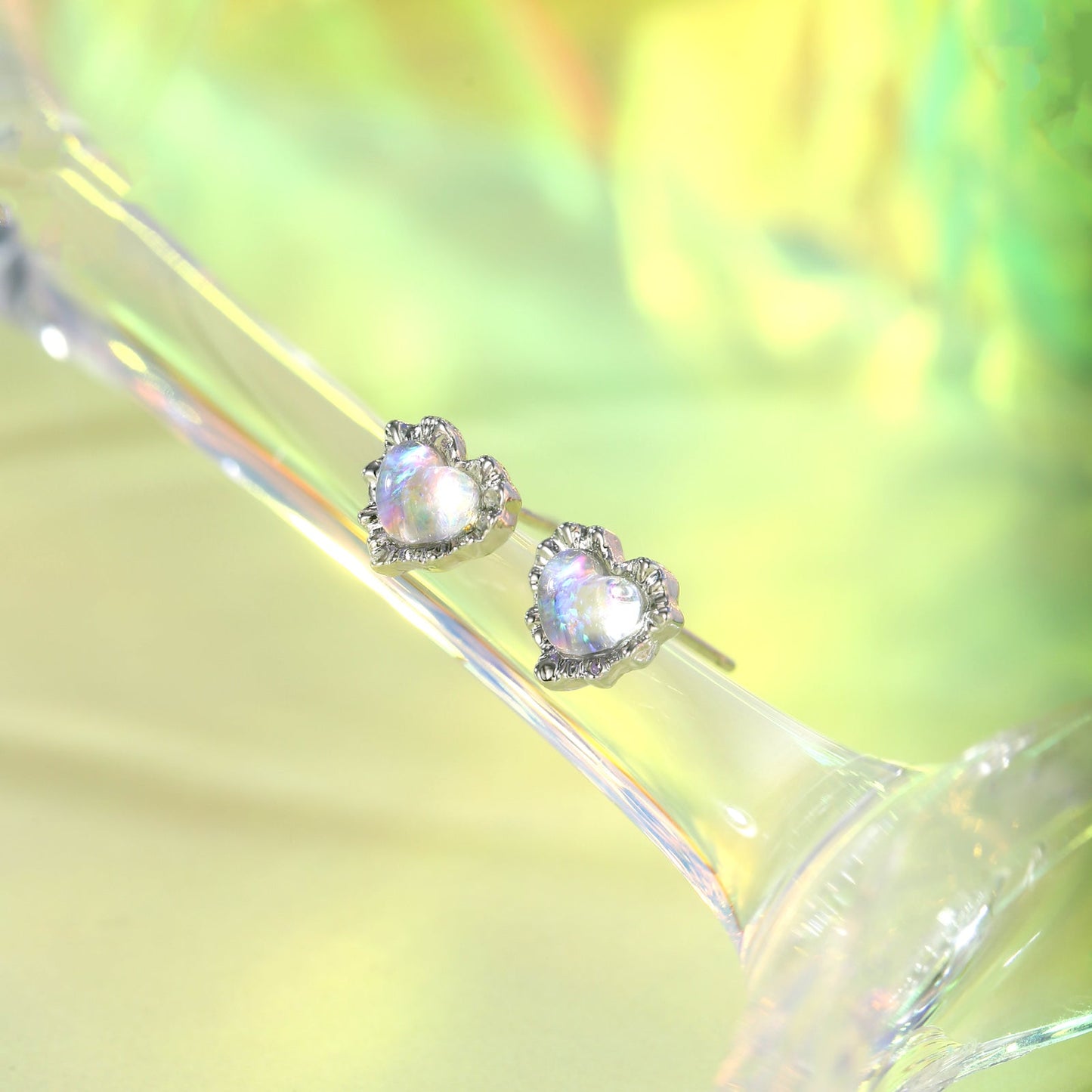 Mermaid Heart Earrings