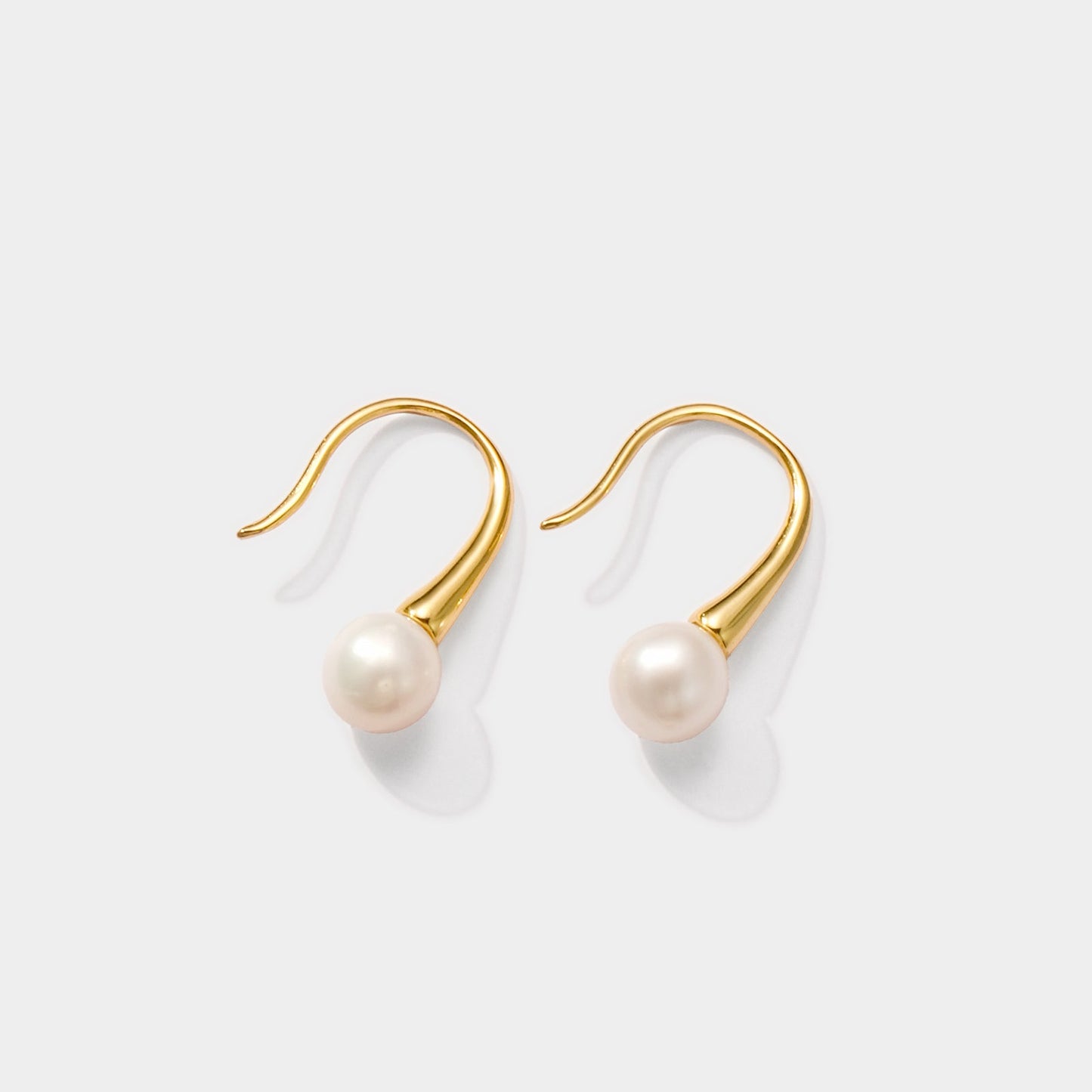 Gold and Pearl Earrings