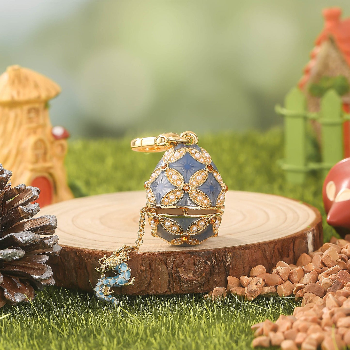 Dragon Egg Locket Necklace