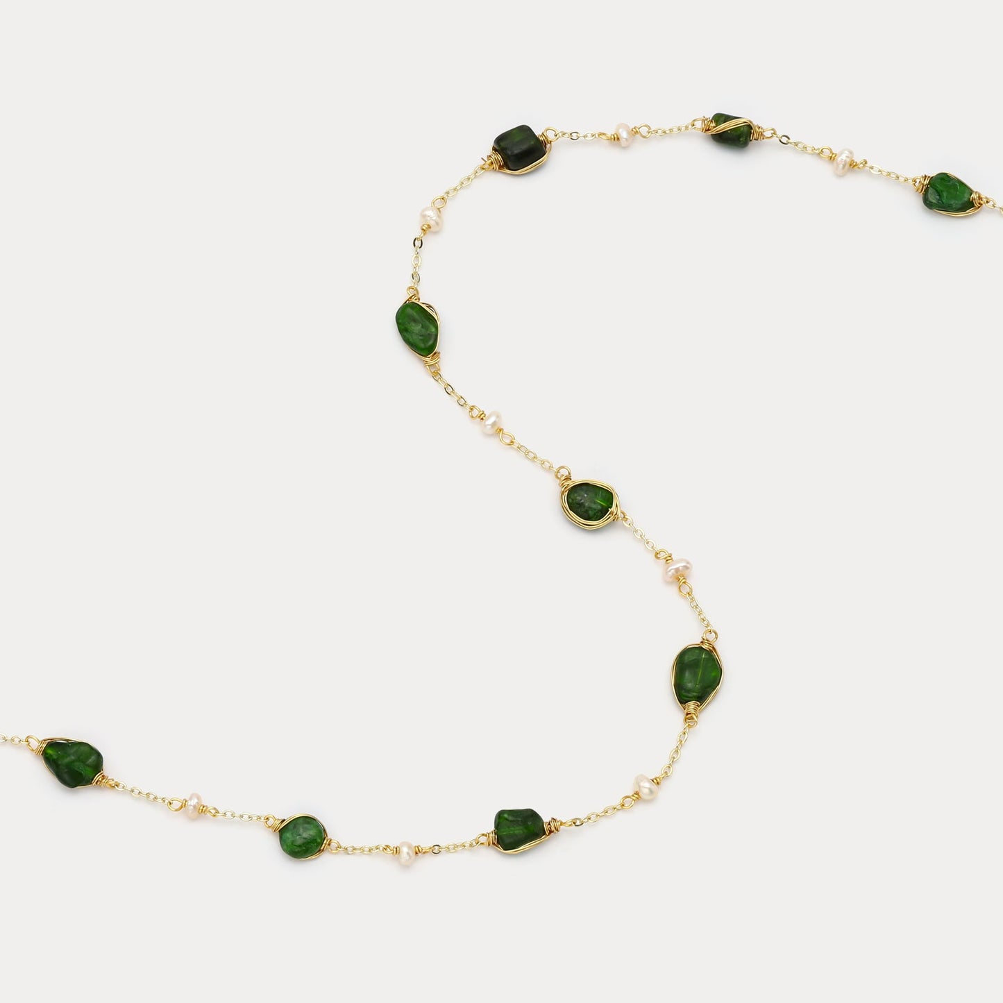 Healing Crystal Station Beaded Necklace