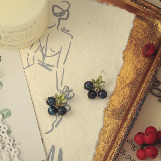 Black Currant Earrings