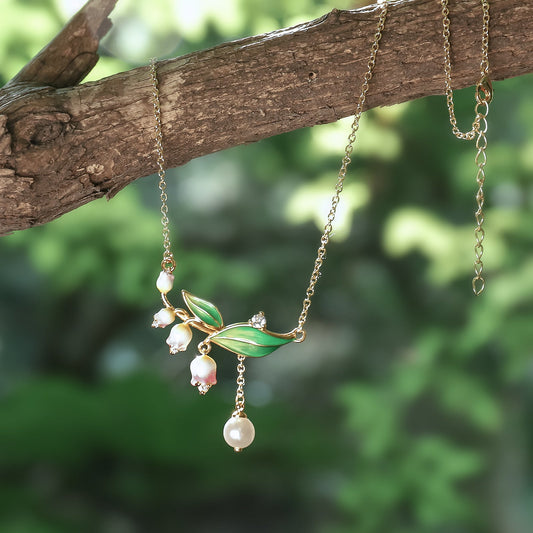 Lily Of The Valley Pearl Necklace