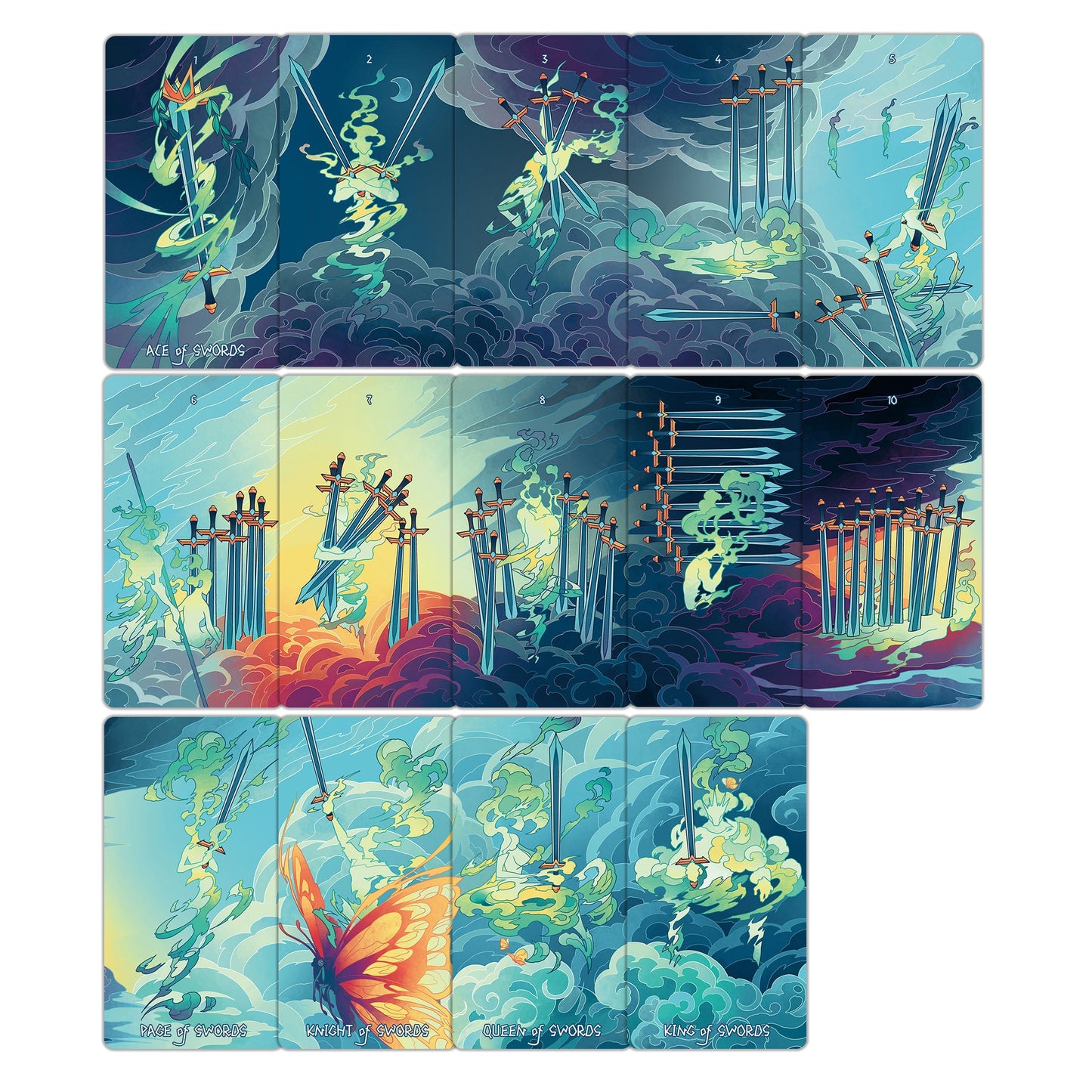 Elemental Strength Tarot
