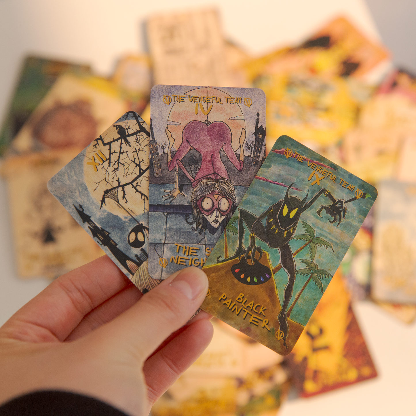 Superheroes Parody Mini Tarot