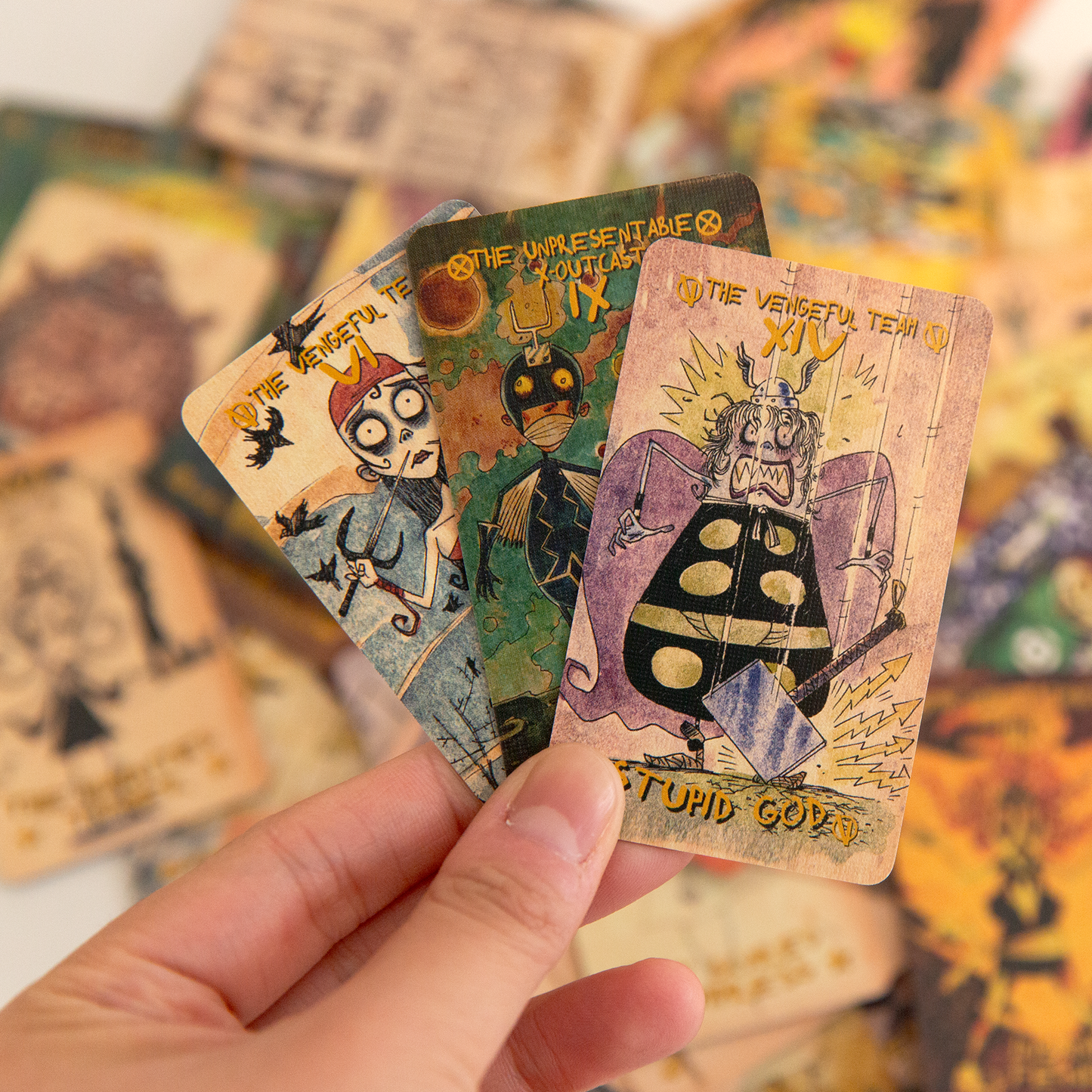 Superheroes Parody Mini Tarot