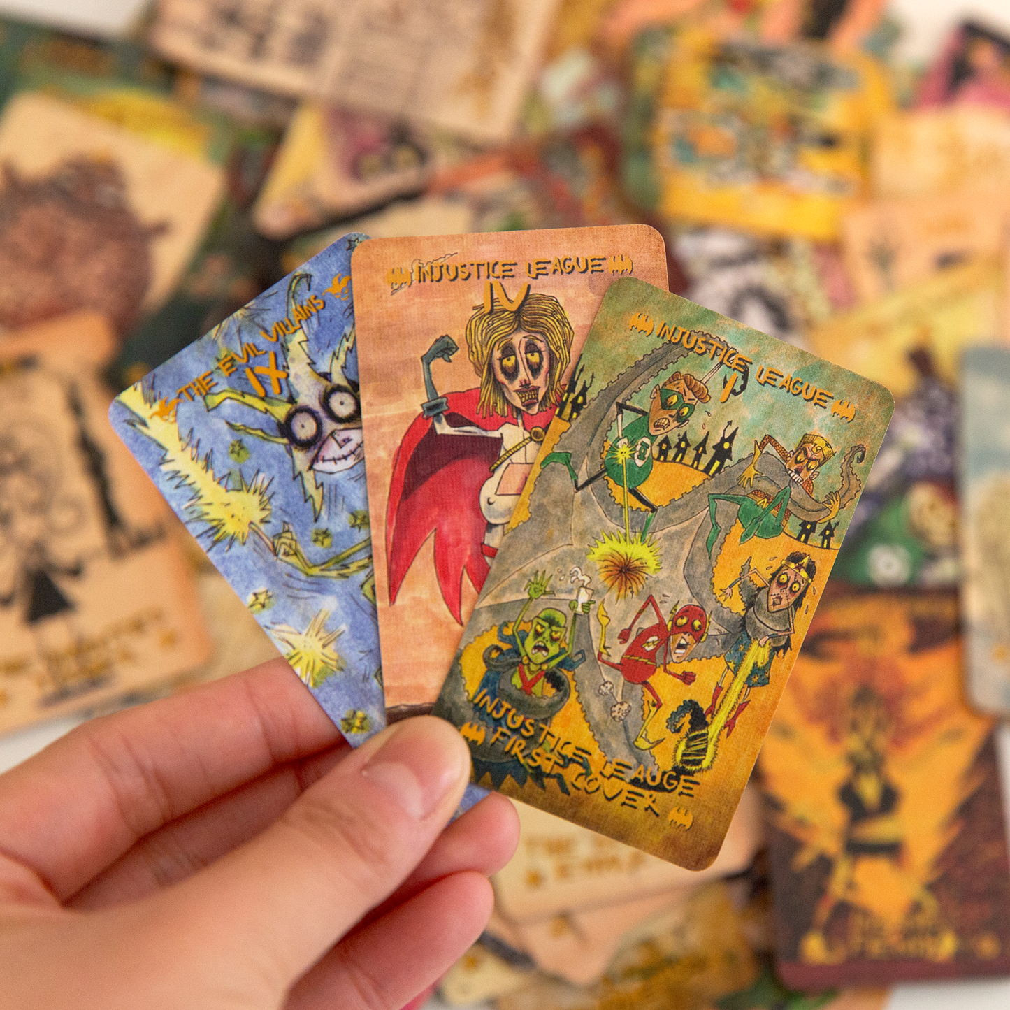 Superheroes Parody Mini Tarot