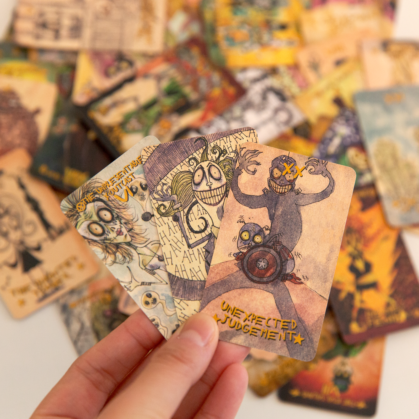Superheroes Parody Mini Tarot