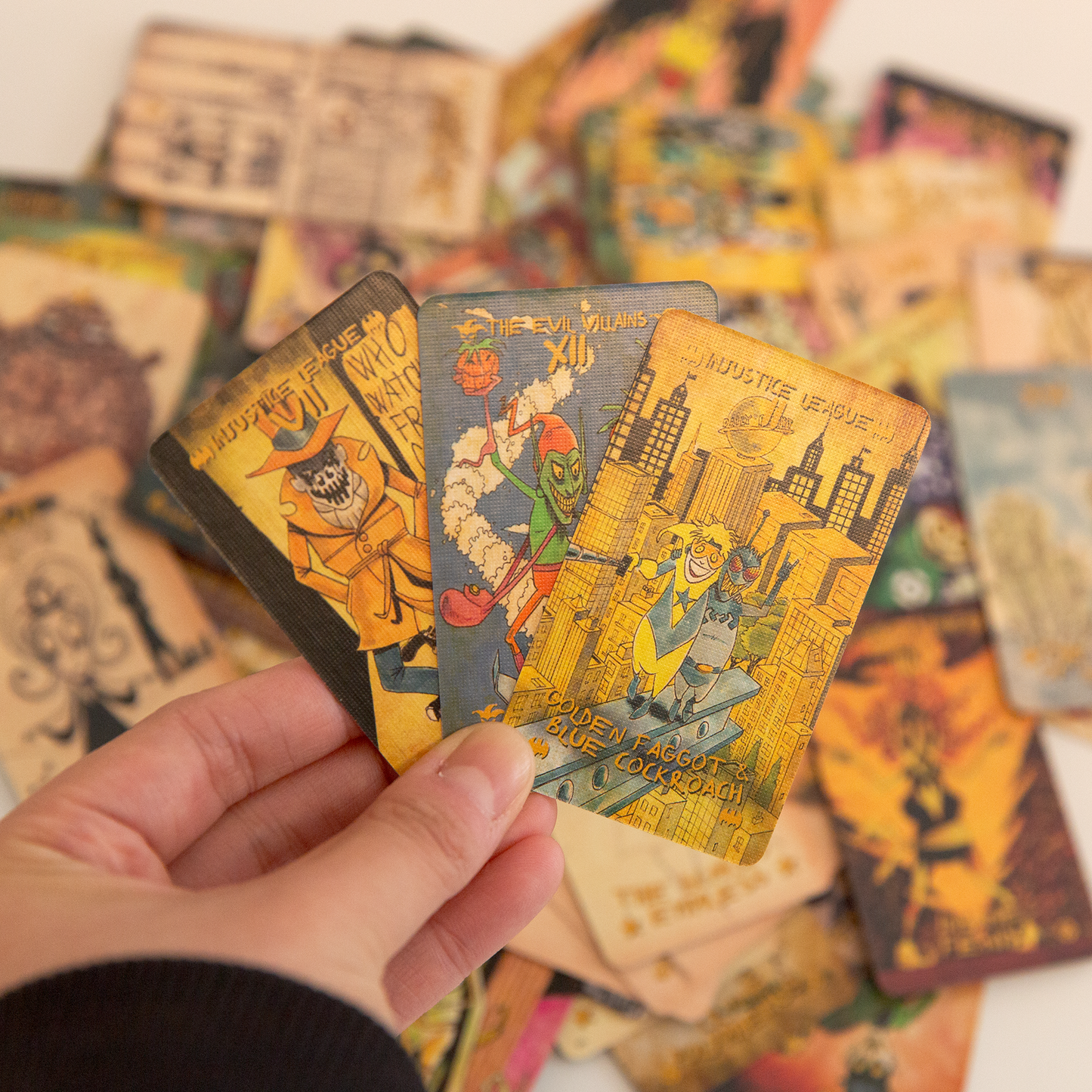 Superheroes Parody Mini Tarot