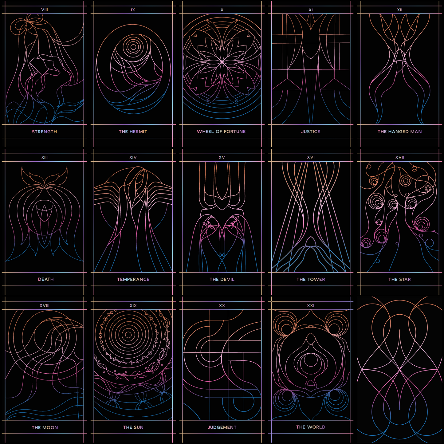 Geometric Dreamland Tarot