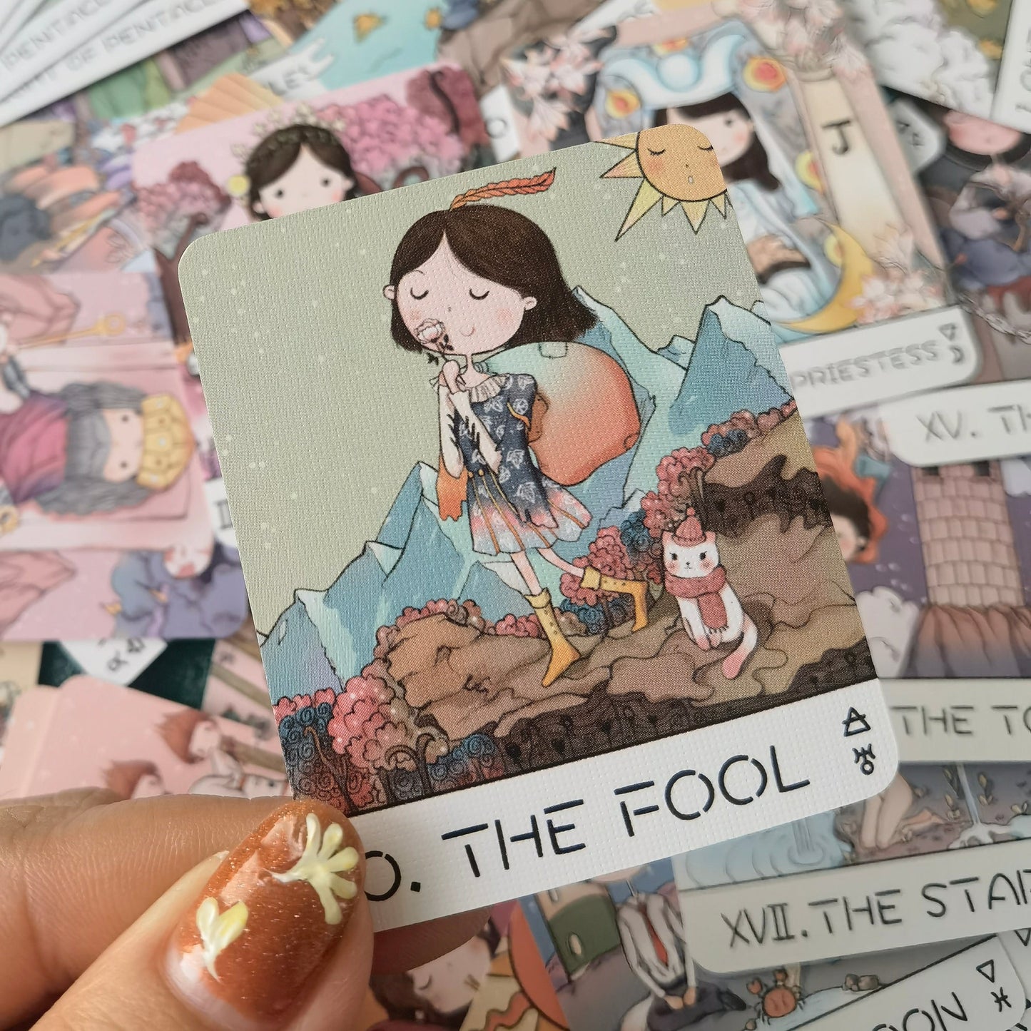 Mini Tarot del Caballero de la Miel