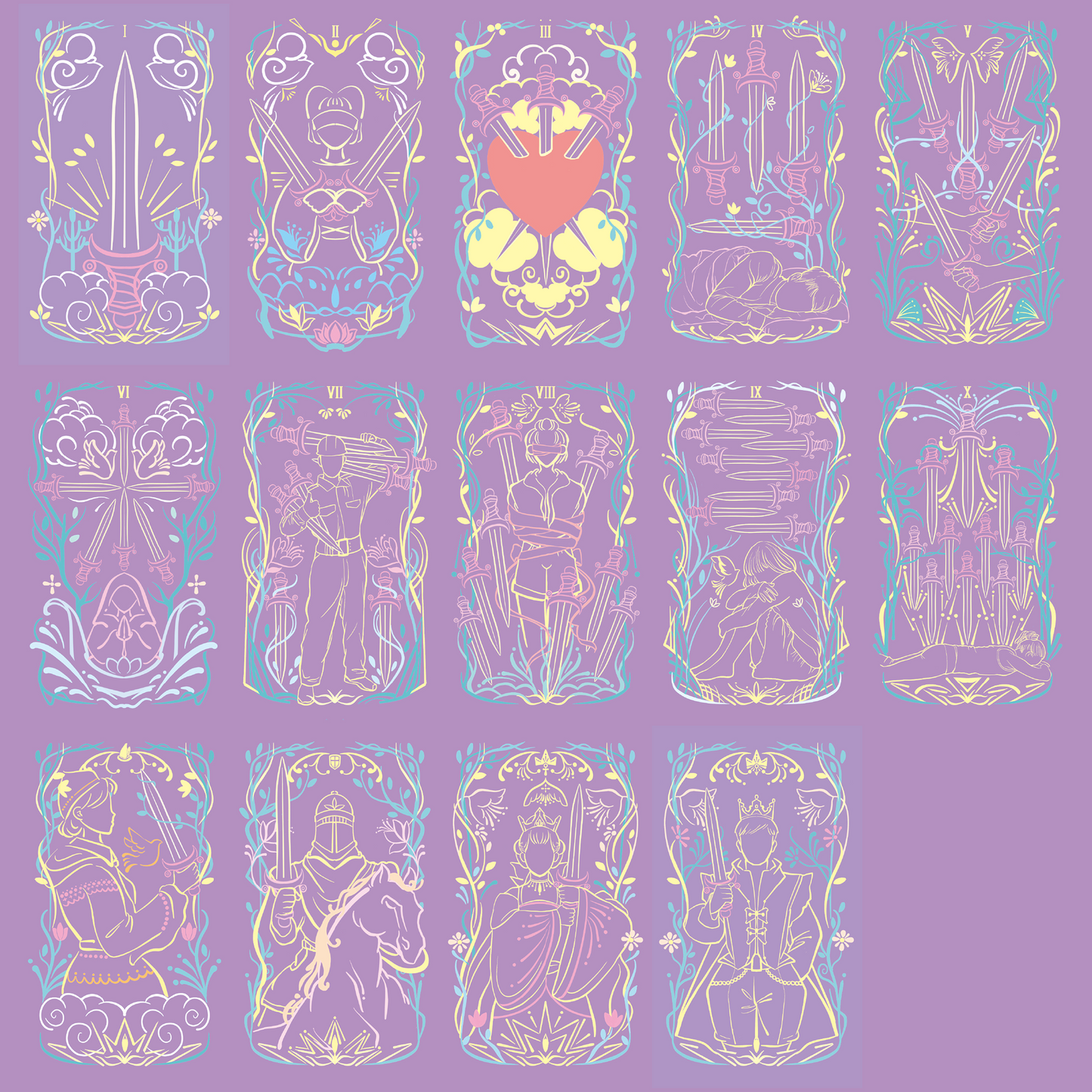 Birds & Flowers Tarot