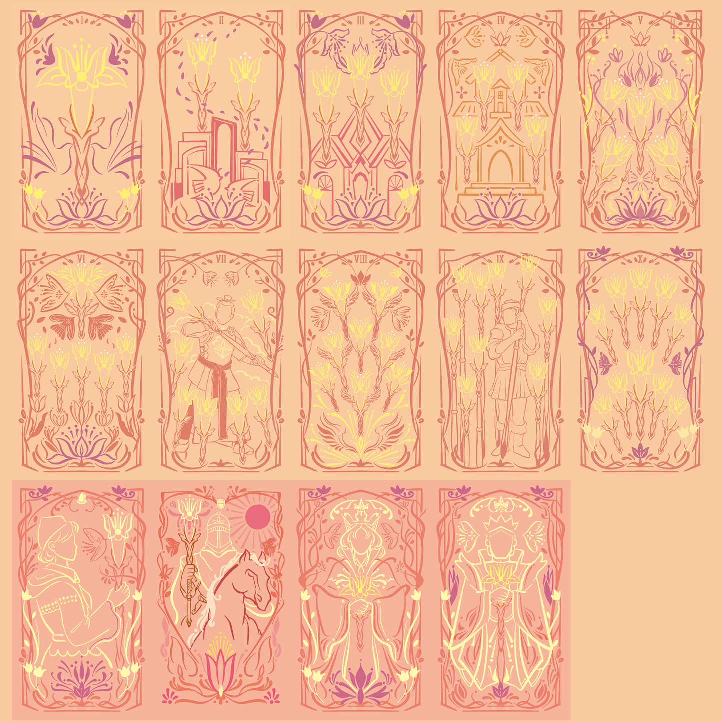 Birds & Flowers Tarot