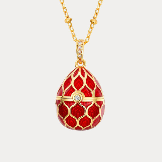 Easter Egg Locket Necklace
