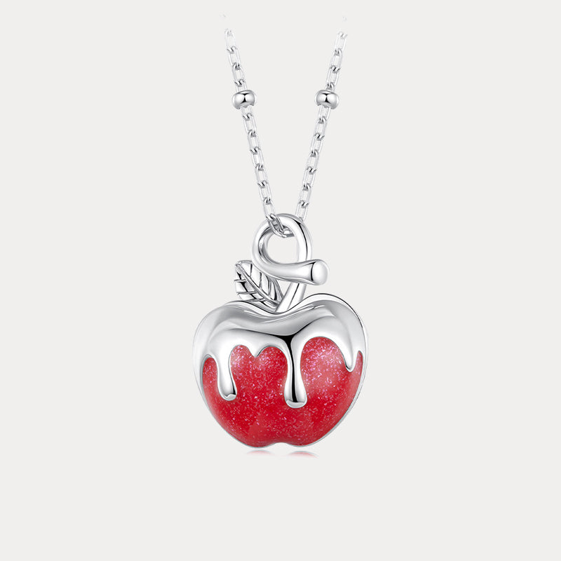 Christmas Apple Locket Necklace