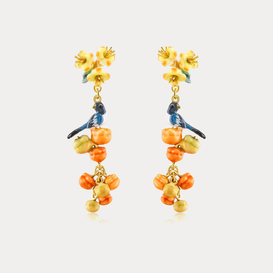 Magpie & Persimmon Dangle Earrings