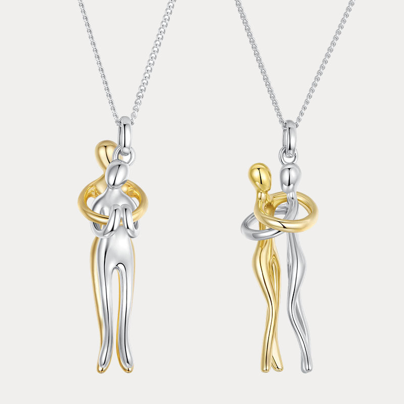 Silver Hug Necklace