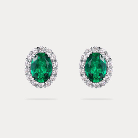 Emerald Stud Earrings