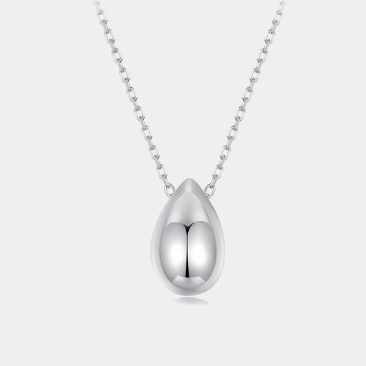 Silver Teardrop Necklace