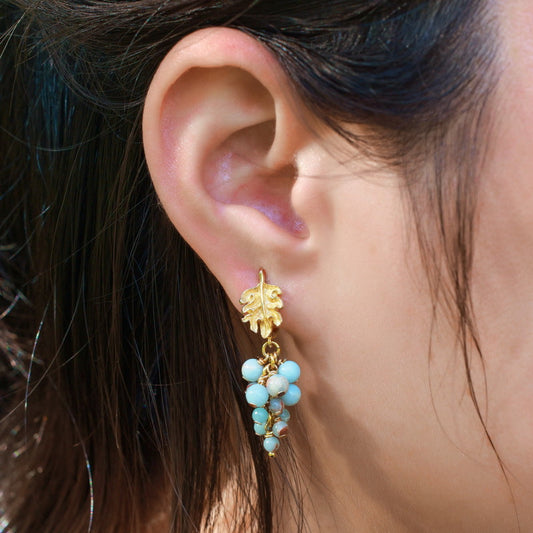 Grape Cluster Earrings